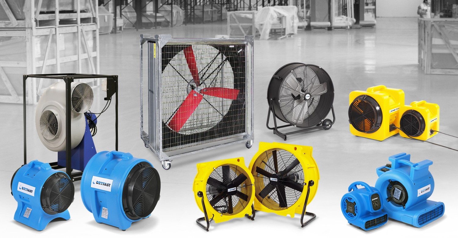 Dryfast_fans2 Dryfast fans range